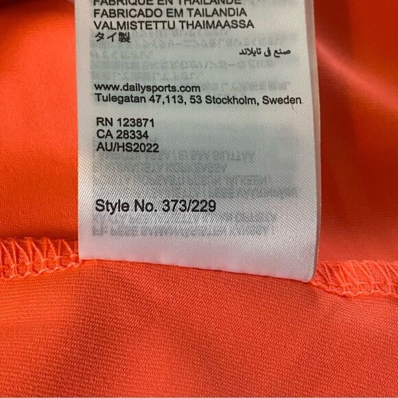 Daily Sports Madge Candied Orange Skort Size Medium - Picture 6 of 13